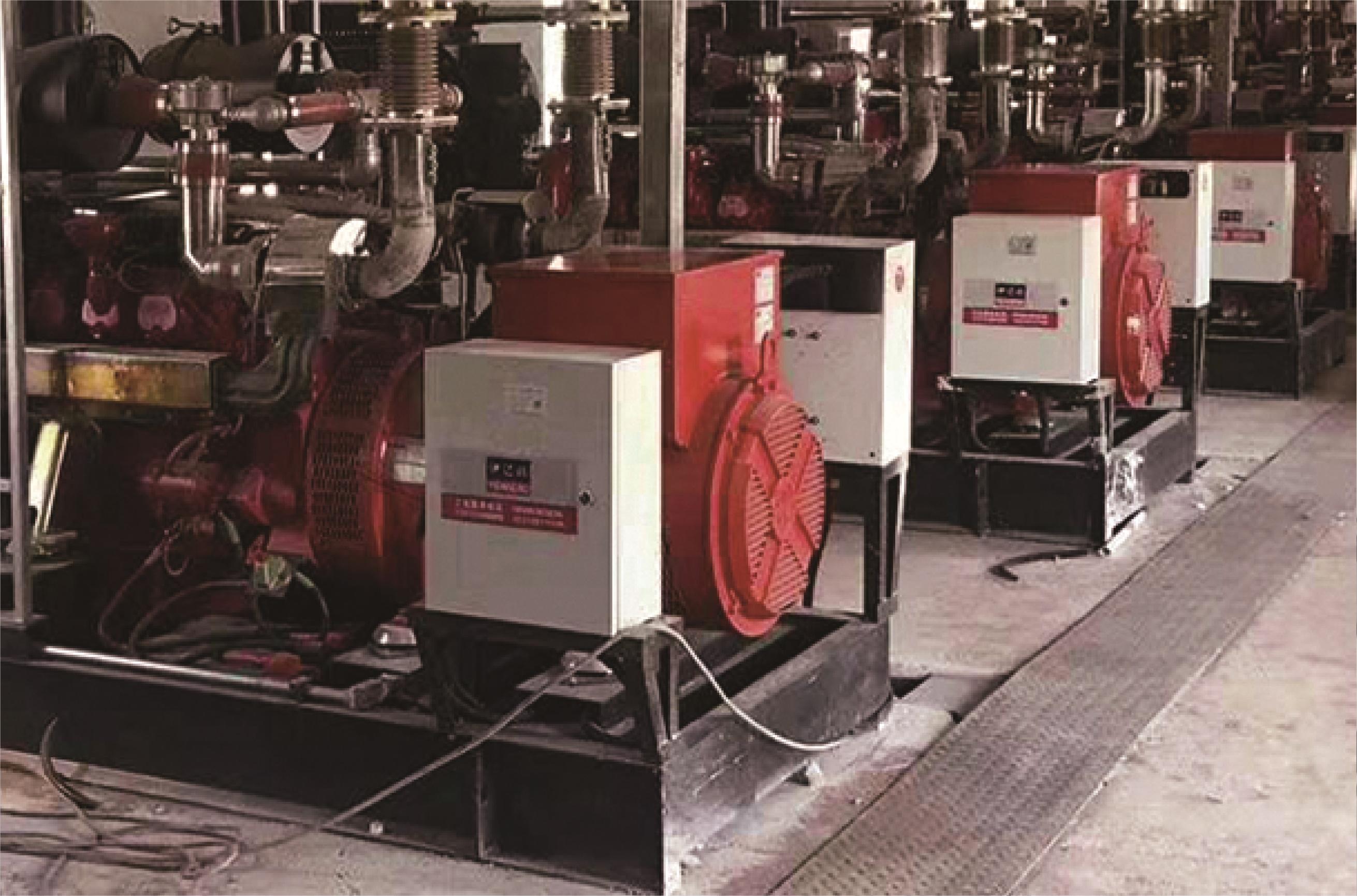 陕北中石化天然气发电站项目（斗山配博天堂网址10台200KW）